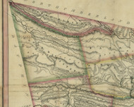 Lower Mahantango Township, Pennsylvania 1830 Old Town Map Custom Print - Schuylkill Co.