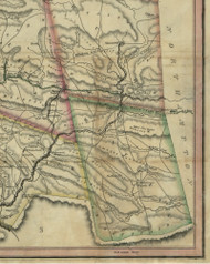 West Penn Township, Pennsylvania 1830 Old Town Map Custom Print - Schuylkill Co.