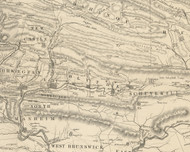 Blythe Township, Pennsylvania 1855 Old Town Map Custom Print - Schuylkill Co.