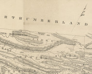 Eldred Township, Pennsylvania 1855 Old Town Map Custom Print - Schuylkill Co.