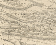 Frailey Township, Pennsylvania 1855 Old Town Map Custom Print - Schuylkill Co.