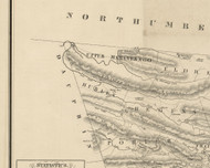Hubley Township, Pennsylvania 1855 Old Town Map Custom Print - Schuylkill Co.