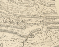 Schuykill Township, Pennsylvania 1855 Old Town Map Custom Print - Schuylkill Co.