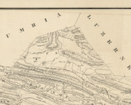 Union Township, Pennsylvania 1855 Old Town Map Custom Print - Schuylkill Co.