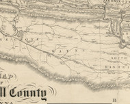Wayne Township, Pennsylvania 1855 Old Town Map Custom Print - Schuylkill Co.