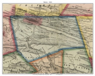 Butler Township, Pennsylvania 1864 Old Town Map Custom Print - Schuylkill Co.