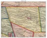 Mahanoy Township, Pennsylvania 1864 Old Town Map Custom Print - Schuylkill Co.