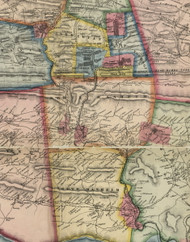 North Manheim Township, Pennsylvania 1864 Old Town Map Custom Print - Schuylkill Co.