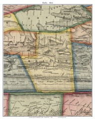 Reilly Township, Pennsylvania 1864 Old Town Map Custom Print - Schuylkill Co.