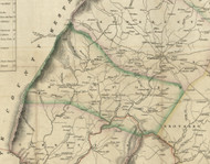 Milford Township, Pennsylvania 1830 Old Town Map Custom Print - Somerset Co.