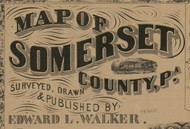 Title of Source Map - Somerset Co., Pennsylvania 1860 - NOT FOR SALE - Somerset Co.