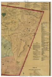 Colley Township, Pennsylvania 1872 Old Town Map Custom Print - Sullivan Co.