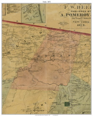 Forks Township, Pennsylvania 1872 Old Town Map Custom Print - Sullivan Co.