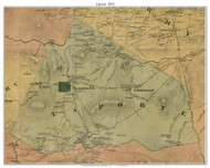 Laporte Township, Pennsylvania 1872 Old Town Map Custom Print - Sullivan Co.