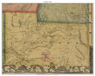 Clifford Township, Pennsylvania 1858 Old Town Map Custom Print - Susquehanna Co.