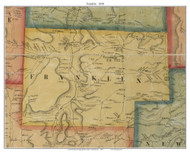 Franklin Township, Pennsylvania 1858 Old Town Map Custom Print - Susquehanna Co.