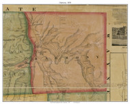 Harmony Township, Pennsylvania 1858 Old Town Map Custom Print - Susquehanna Co.