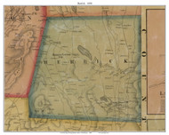 Herrick Township, Pennsylvania 1858 Old Town Map Custom Print - Susquehanna Co.