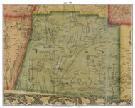 Lenox Township, Pennsylvania 1858 Old Town Map Custom Print - Susquehanna Co.