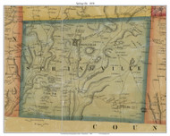 Springville Township, Pennsylvania 1858 Old Town Map Custom Print - Susquehanna Co.