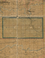 Bloss Township, Pennsylvania 1862 Old Town Map Custom Print - Tioga Co.
