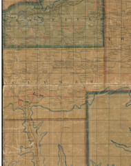 Clymer Township, Pennsylvania 1862 Old Town Map Custom Print - Tioga Co.