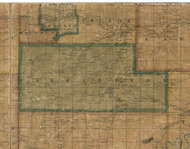 Farmington Township, Pennsylvania 1862 Old Town Map Custom Print - Tioga Co.