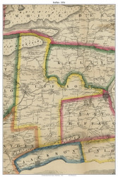 Buffalo Township, Pennsylvania 1856 Old Town Map Custom Print - Union Co.