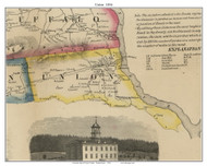 Union Township, Pennsylvania 1856 Old Town Map Custom Print - Union Co.