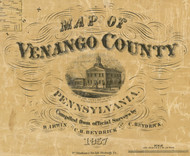 Title of Source Map - Venango Co., Pennsylvania 1857 - NOT FOR SALE - Venango Co.