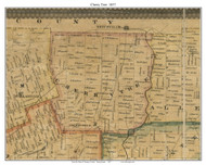 Cherrytree Township, Pennsylvania 1857 Old Town Map Custom Print - Venango Co.