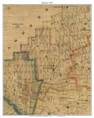 Jackson Township, Pennsylvania 1857 Old Town Map Custom Print - Venango Co.