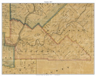 Tionesta Township, Pennsylvania 1857 Old Town Map Custom Print - Venango Co.