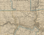 Conewango Township, Pennsylvania 1865 Old Town Map Custom Print - Warren Co.