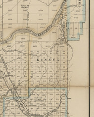 Kinzua Township, Pennsylvania 1865 Old Town Map Custom Print - Warren Co.
