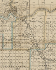Mead Township, Pennsylvania 1865 Old Town Map Custom Print - Warren Co.