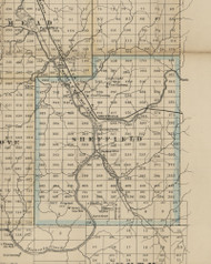 Sheffield Township, Pennsylvania 1865 Old Town Map Custom Print - Warren Co.