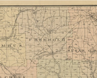 Freehold Township, Pennsylvania 1882 Old Town Map Custom Print - Warren Co.
