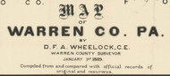 Title of Source Map - Warren Co., Pennsylvania 1889 - NOT FOR SALE - Warren Co.