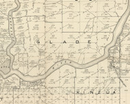 Glade Township, Pennsylvania 1889 Old Map Custom Print - Warren Co.