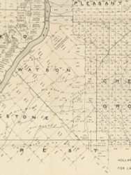 Watson Township, Pennsylvania 1889 Old Map Custom Print - Warren Co.