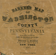 Title of Source Map - Washington Co., Pennsylvania 1856 - NOT FOR SALE - Washington Co.