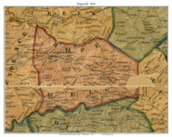 Hopewell Township, Pennsylvania 1856 Old Town Map Custom Print - Washington Co.