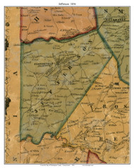 Jefferson Township, Pennsylvania 1856 Old Town Map Custom Print - Washington Co.