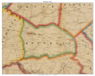 Hopewell Township, Pennsylvania 1861 Old Town Map Custom Print - Washington Co.