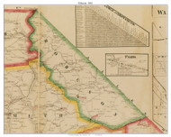 Robeson Township, Pennsylvania 1861 Old Town Map Custom Print - Washington Co.