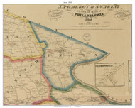 Union Township, Pennsylvania 1861 Old Town Map Custom Print - Washington Co.