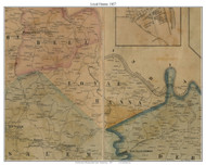 Loyal Hanna Township, Pennsylvania 1857 Old Town Map Custom Print - Westmoreland Co.