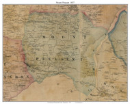 Mount Pleasant Township, Pennsylvania 1857 Old Town Map Custom Print - Westmoreland Co.