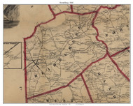 Heidelberg Township, Pennsylvania 1860 Old Town Map Custom Print - York Co.